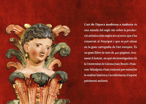 Estudi i catàleg de l’art de l’època moderna a Andorra. Segles XVI-XVIII